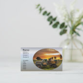 アンティークの田舎での集まり 名刺 (スタンド正面)