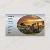 アンティークの田舎での集まり 名刺 (正面)