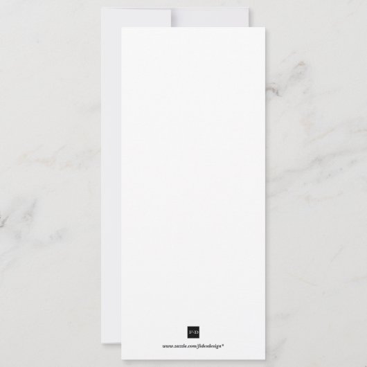 アンティークの白い赤い巻物クリスマスのフォーマル休日 招待状 (裏面)