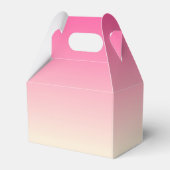 アンティークの白と冬の空のピンクのグラデーション色 フェイバーボックス (裏面サイド)