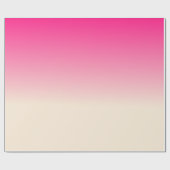 アンティークの白と冬の空のピンクのグラデーション色 ラッピングペーパー (フラット)