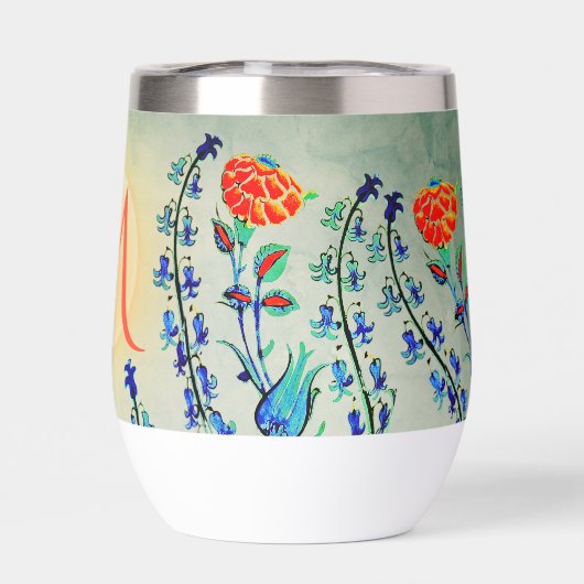 アンティークの花オスマン絵画王朝 (背面)