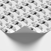 アンティークの花嫁と花婿 ラッピングペーパー (角)