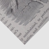 アンティークの鳥と蝶のデコページ 薄葉紙 (詳細)