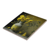 アンティークの黄色い花瓶 タイル (側面)