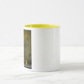 アンティークの黄色い花瓶 マグカップ (中央)