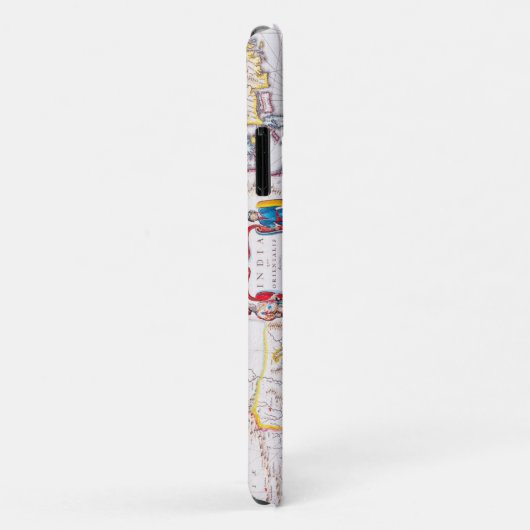 アンティークの1650年のインドの地図 Case-Mate iPhoneケース (裏面/右)