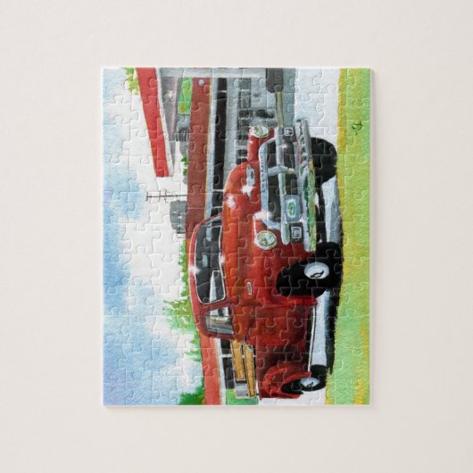 アンティークの1954年のシボレーのトラック ジグソーパズル (縦)