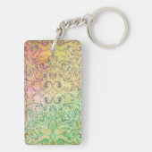 アンティークのARTオーナメントパターン キーホルダー (裏面)