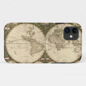 アンティークのFrederick de Wit著1660年の世界地図 Case-Mate iPhoneケース (裏面(横))