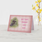 アンティークはあらゆる大事な行事のためにTrikeカスタマイズ カード (黄色い花)