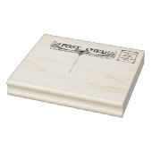 アンティークはがきアールヌーボー時代ヴィンテージ ラバースタンプ (スタンプ)