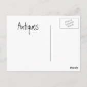 アンティークはがきヴィンテージスキューバヘルメット ポストカード (裏面)