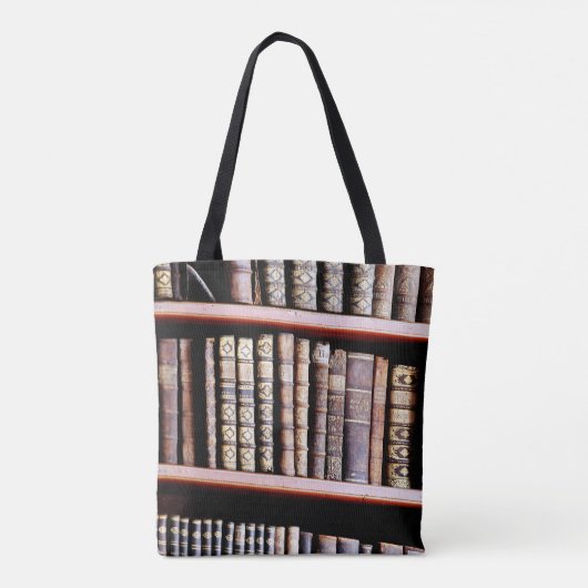 アンティークはブッククラブまたは愛書家のための写真を予約します トートバッグ (裏面)