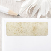 アンティークはペーパーテンプレートのラベルを汚しました ラベル (インサイチュ)