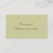 アンティークは上がりました 名刺 (裏面)