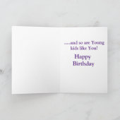 アンティークは大切誕生日カード カード (内部)