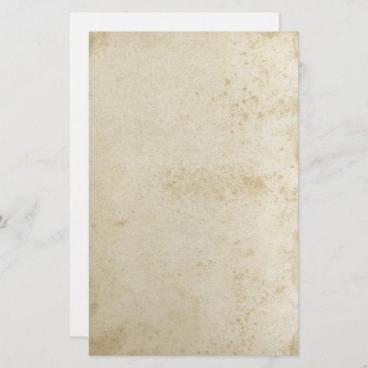 アンティークは文房具の紙を汚しました 便箋 (正面/裏面)