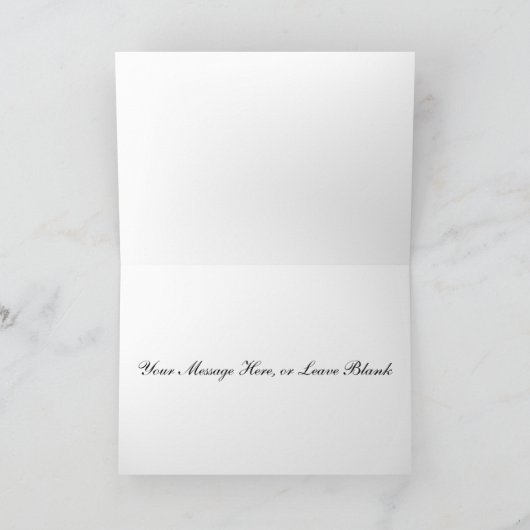 アンティークは私を挨拶状覚えています カード (内部)