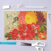 アンティークは1894のカタログのティッシュペーパーの花よろしいです 薄葉紙 (クラフト)