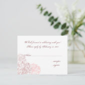 アンティークはRSVP上がりました 出欠カード (スタンド正面)