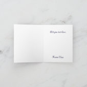 アンティークを見る鳥エレガントのケージサンキューカード サンキューカード (内部)