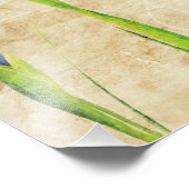 アンティークアイリス – ヴィンテージアイリスの背カスタマイズ景 フォトプリント (角)