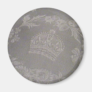 アンティークアイリッシュダマスク王室のウィズクラウン マグネット