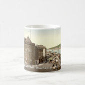 アンティークアイルランドのマグカップ、レギナルズタワー、ウォーターフォード コーヒーマグカップ (中央)