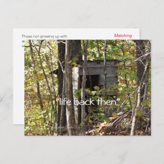 アンティークアウトハウスカスタマイズ-  ポストカード (正面/裏面)