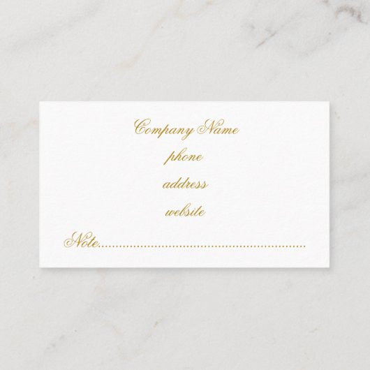 アンティークアクア名刺 名刺 (裏面)