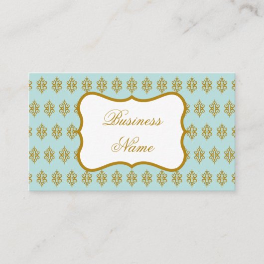 アンティークアクア名刺 名刺 (正面)