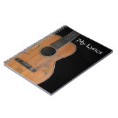 アンティークアコースティックギターノート ノートブック (左側)