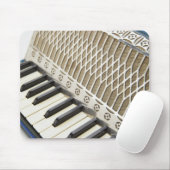 アンティークアコーディオンキーボード マウスパッド (マウス)