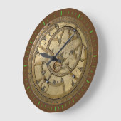 アンティークアストロラベ3 ラージ壁時計 (傾斜)
