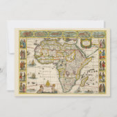 アンティークアフリカの地図Hondius and Jansson (正面)