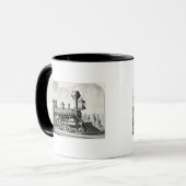 アンティークアメリカ機関車 マグカップ (正面左)