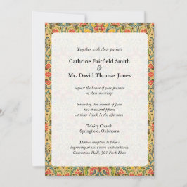 アンティークアラベスク結婚式の招待状 招待状