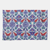 アンティークアンダルシアンヒストリックスペインチューリップバラ キッチンタオル (横)
