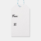 アンティークアンダルシアンヒストリックスペインチューリップバラ ギフトタグ (裏面)