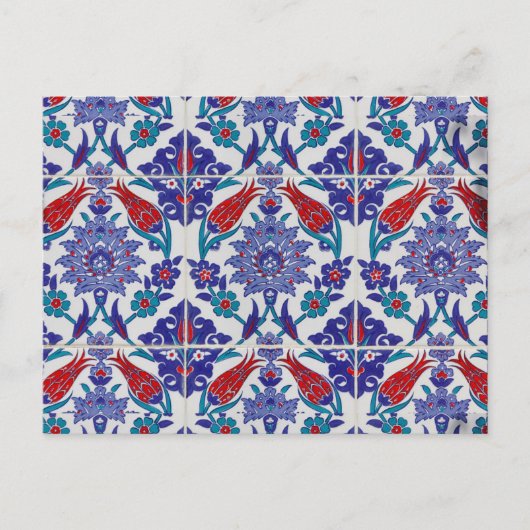 アンティークアンダルシアンヒストリックスペインチューリップバラ ポストカード (正面)
