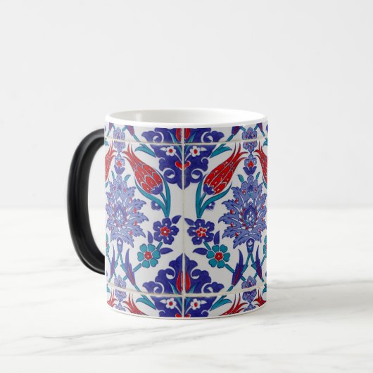 アンティークアンダルシアンヒストリックスペインチューリップバラ モーフィングマグカップ (正面左)