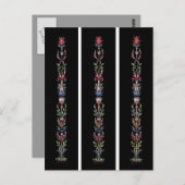 アンティークアートのブックマーク ポストカード (正面/裏面)