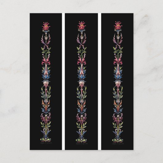 アンティークアートのブックマーク ポストカード (正面)