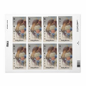 アンティークアートポニー子蔵書票蔵書票ラベル ラベル (フルシート)