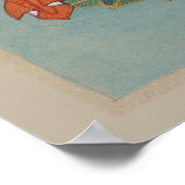 アンティークアートワークヴィンテージスピリチュアル画像 ポスター (角)