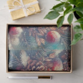 アンティークアート（鳥）ショウジョウコウカンチョウinスノーフォレストデクページ 薄葉紙 (ギフト)