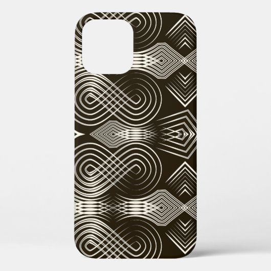 アンティークアールデコシームレスオーナメント Case-Mate iPhoneケース (裏面)