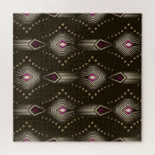 アンティークアールデコ幾何オーナメント ジグソーパズル (横)