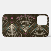 アンティークアールデコ、幾何学的パターン Case-Mate iPhoneケース (裏面 (横))